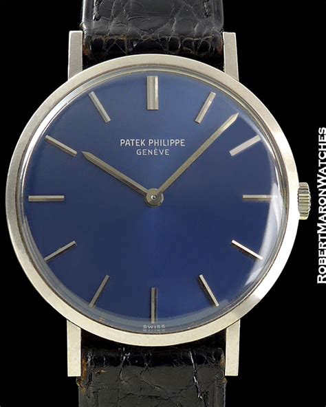 [WTS] 1970’s Patek Philippe Calatrava 3618 18k White Gold Blue 